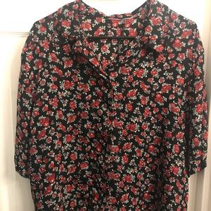 floral button down